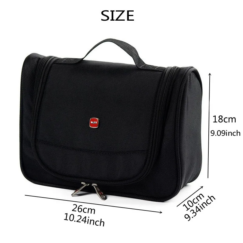 أزياء المحمولة أكسفورد القماش للماء السفر حقيبة مستحضرات التجميل ، قلادة المنظم مستحضرات التجميل حقيبة ، الرجال النساء ماكياج حمام أكياس