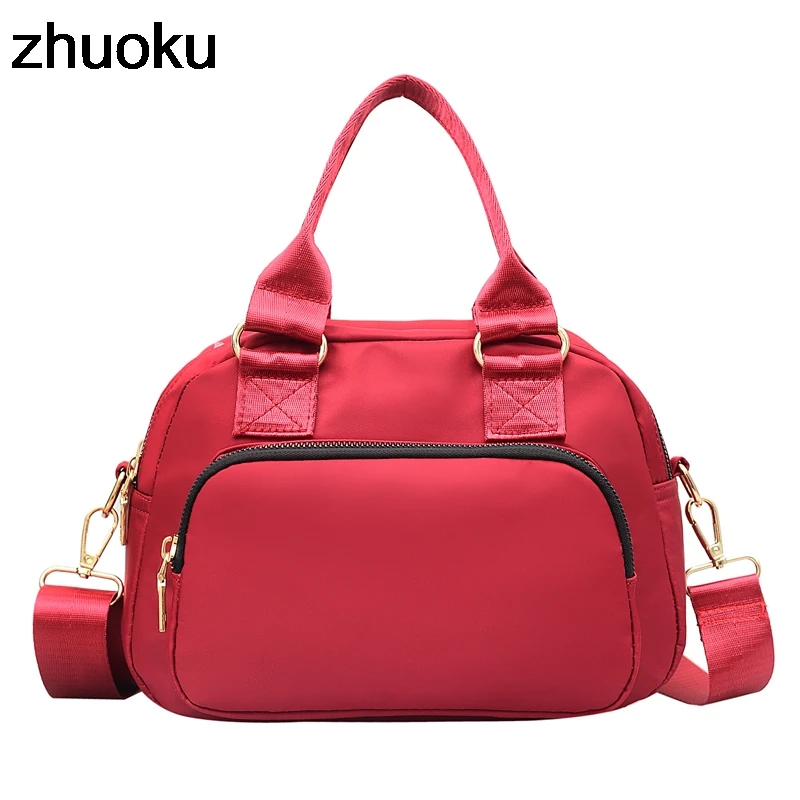 حقائب الكتف الصغيرة للنساء crossbody حقيبة يد العلامة التجارية الشهيرة الإناث الشاطئ النايلون الصلبة الأعلى مقبض سفر رسول حقائب الكتف الصغيرة للنساء crossbody حقيبة يد العلامة التجارية الشهيرة الإناث الشاطئ النايلون الصلبة الأعلى مقبض سفر رسول