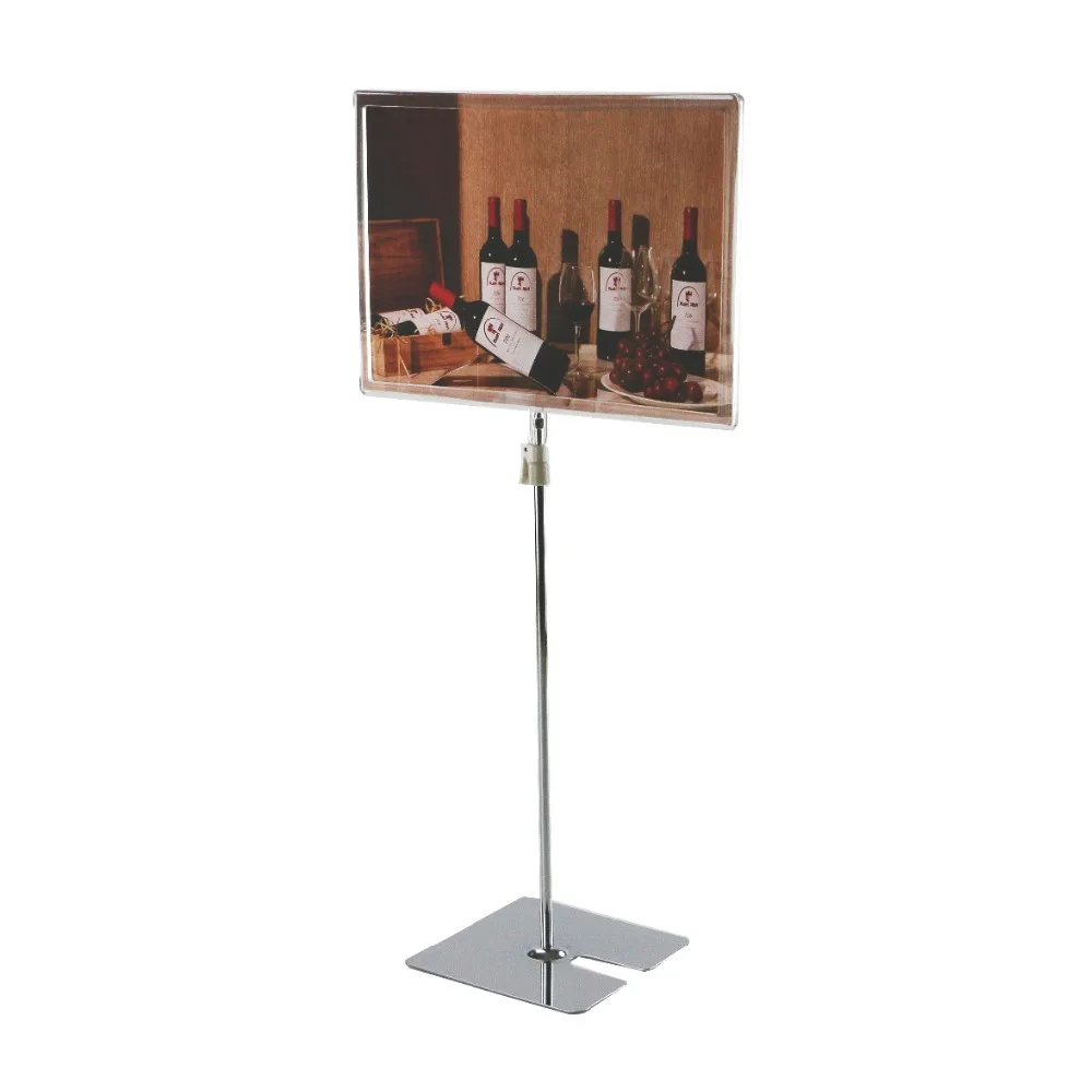 Supermarket Pop Table Price Label Holder Adjustable Vertical Adjustable