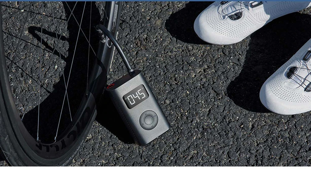 Xiaomi Mijia Портативный Умный Цифровой датчик давления в шинах электрический насос для Мопед мотоцикл автомобиль футбол