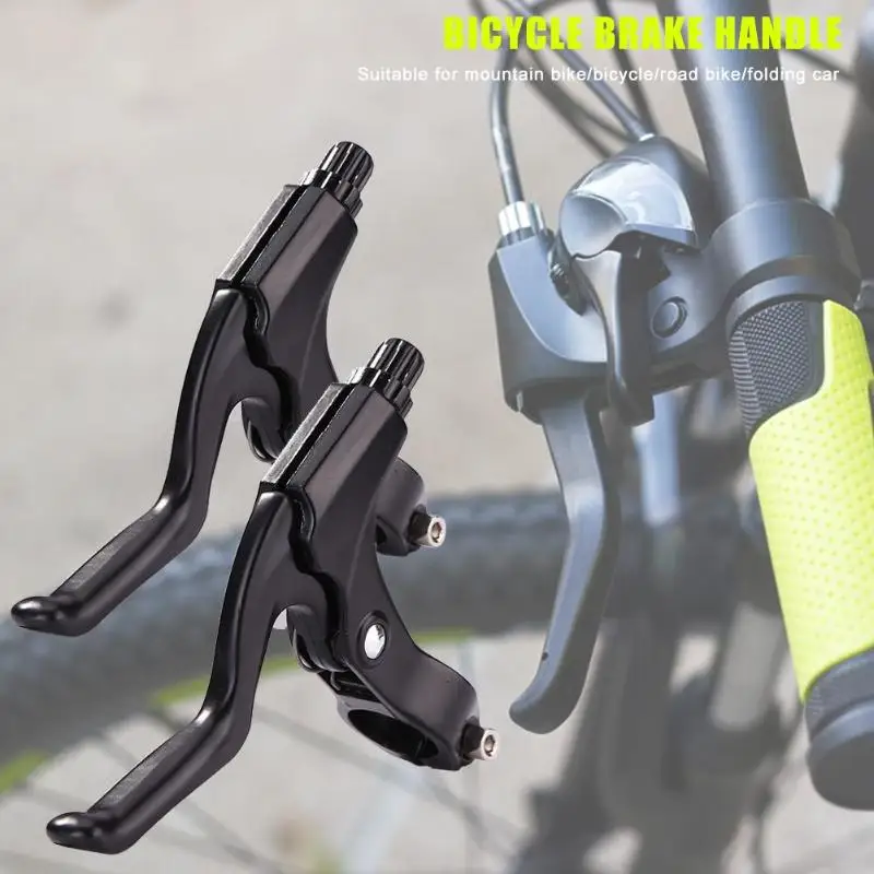 1 пара алюминиевый сплав MTB велосипед дисковые тормозные рычаги ручка велосипедного тормоза горный велосипед велосипедный тормоз ручка черный