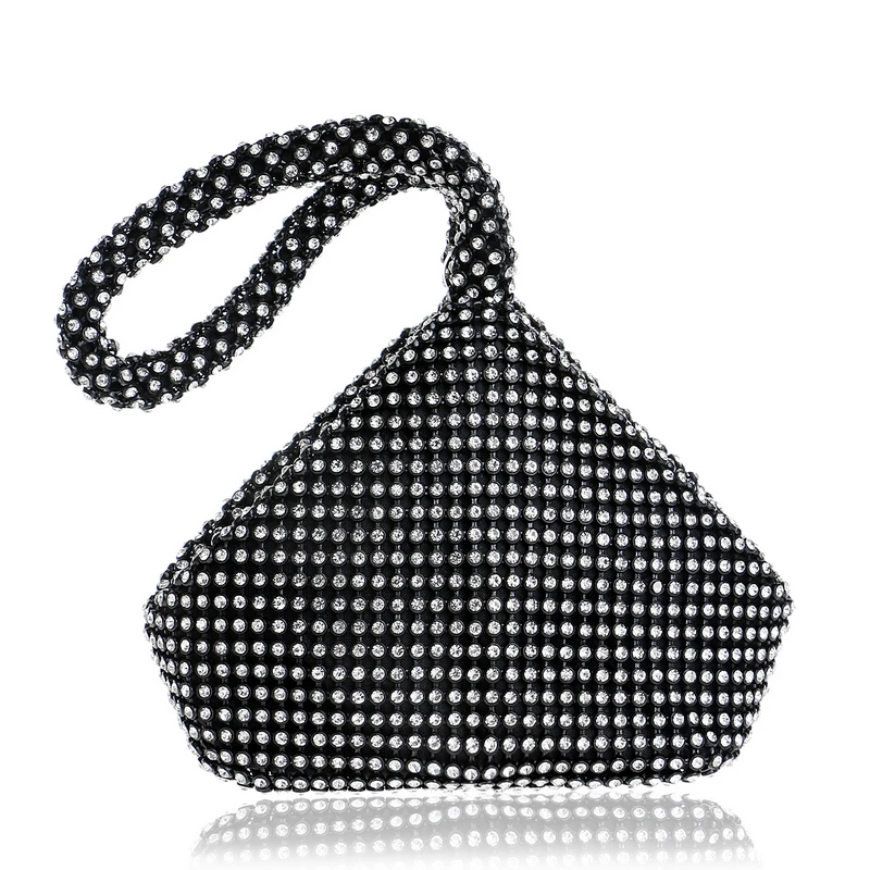  SEKUSA Soft Beaded Women Evening Bags Cover Open Style Lady Wedding Bridalmaid Handbags Purse Bag F - 32823938002