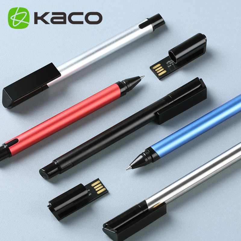 Jinghao KACO CYBER Series Многофункциональная Ручка-роллер с usb-зажимом 16G Модная Портативная Шариковая ручка для офисных принадлежностей