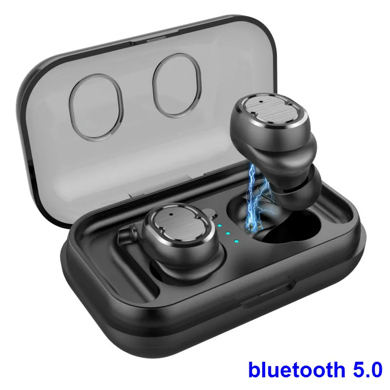 

TWS Wireless Bluetooth Earphone Mini Headset Touch Control Bluetooth V5.0 Stereo In-Ear Earbuds Noise Cancelling for Phones