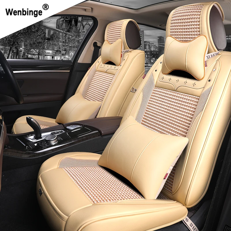 wenbinge Special Leather car seat covers For Renault Koleos megane Scenic Nuolaguna latitude landsc