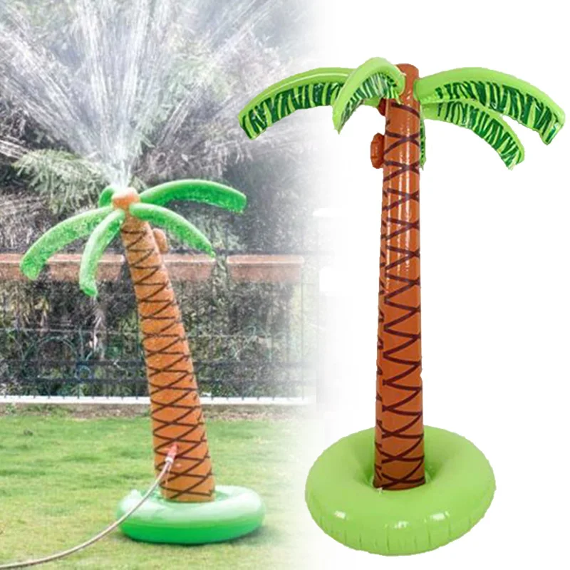 Газон воды спринклер надувная забавная игрушка декоративное кокосовое дерево для наружного вечерние YJS Прямая поставка