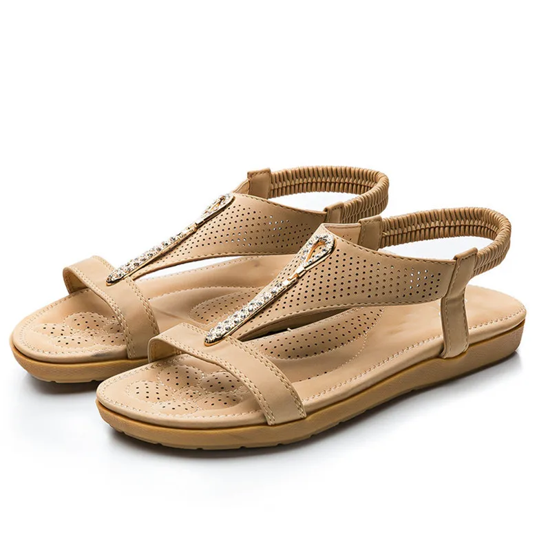 Cetula-2018-Handcrafted-Egypt-The-Ankh-Like-Gold-Charm-Women-Dots-Suede-Sandals-ft-Padded