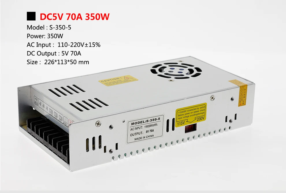 Трансформаторы DC5V источник питания 50 Вт 100 Вт 200 Вт 300 Вт высококачественный светодиодный драйвер