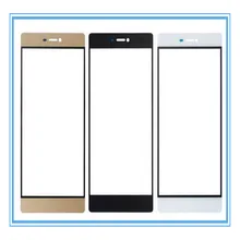 10pcs/lot AA High quality! White Black Gold Digitizer screen front glass lens outer glass for Huawei honor 6 plus
