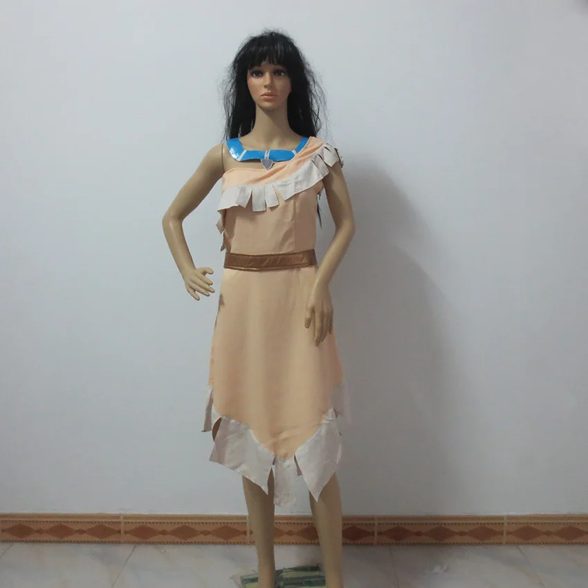 new cosplay Ladies Fancy Dress Costumes Wild West Pocahontas Indian costume Pocahontas Cosplay