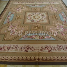 9'x11. 7' Кружево Коврик, ковер ручной работы, новозеландской шерсти высокого качества, розовые розы