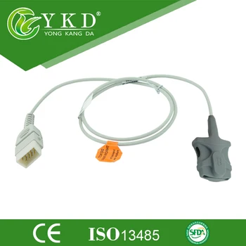 

Free Shipping BCI 9Pin Reuable Adult Finger Soft Tip Spo2 Probe Sensor, 1M