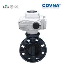 3 ''моторизованный upvc Поворотная заслонка на Выкл Тип пластиковый Электрический Дроссельный клапан EPDM