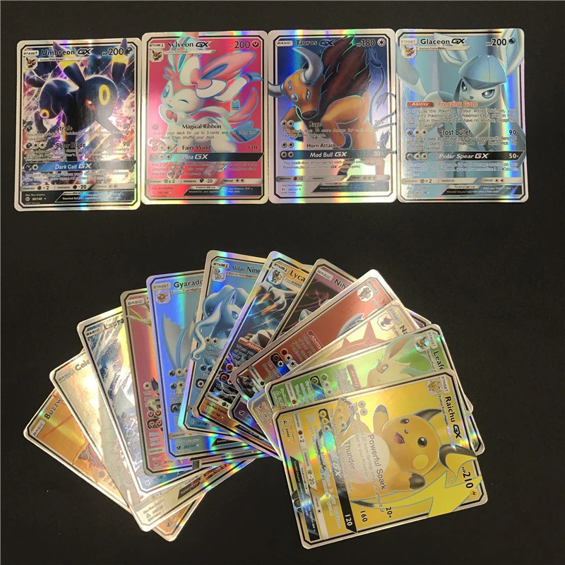 

GX MEGA Shining Cards Game Battle Carte 25 50 100pcs 200 Pcs Trading Cards Game Children Toy