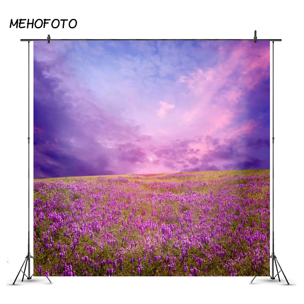 

Wedding Photography Backdrops for Photocall Boda Romantic Love Background Lavender and Sunset Backdrop for Photo Shoot