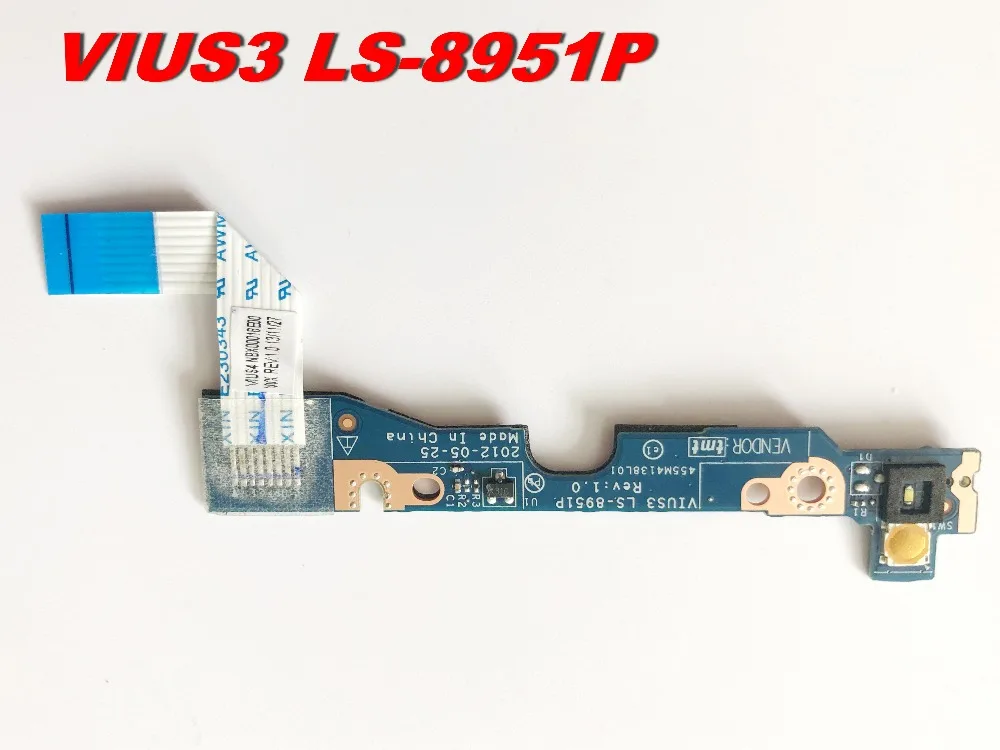 Оригинальный кнопочный переключатель питания для Lenovo S300 S400 S405 S415 S410 VIUS3 LS-8951P |