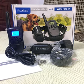 

Petrainer PET998DB Pet Dog Training E Collar 100% Waterproof Rechargeable Electronic Shock 300M Multi-Dog Training