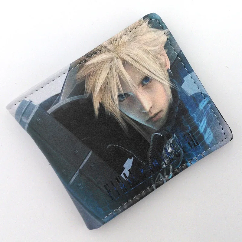 

Anime Folding Wallet/Final Fantasy VII Cloud Strife, Sephiroth High Quality Short PU Purse
