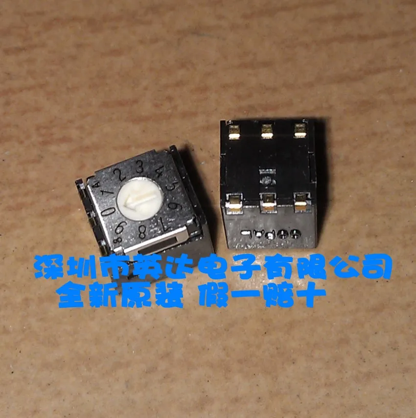 

Original new 100% Japan import SA-7011A SMD rotary switch 10gear 0-9 coding pull code 3:3