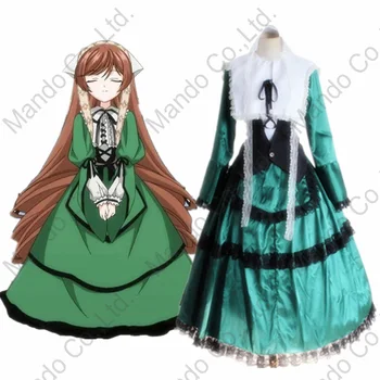 

Anime rozen maiden Sui sei seki Jade Stern Cosplay Costume Girls Green Maid Fancy Dress Women Halloween Cosplay Party Outfit
