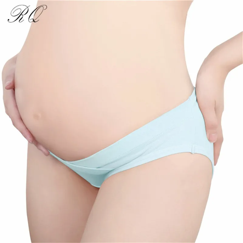 

2018 Cotton U-Shaped Low Waist Maternity Underwear Pregnant Women Underwear Maternity Panties Pregnancy Briefs Women Clothes nk1