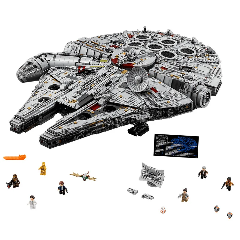 

8445pcs Star Wars Destroyer Millennium Falcon Model Bricks Blocks Compatible legoings 75192 05132 Educational Toys Gifts