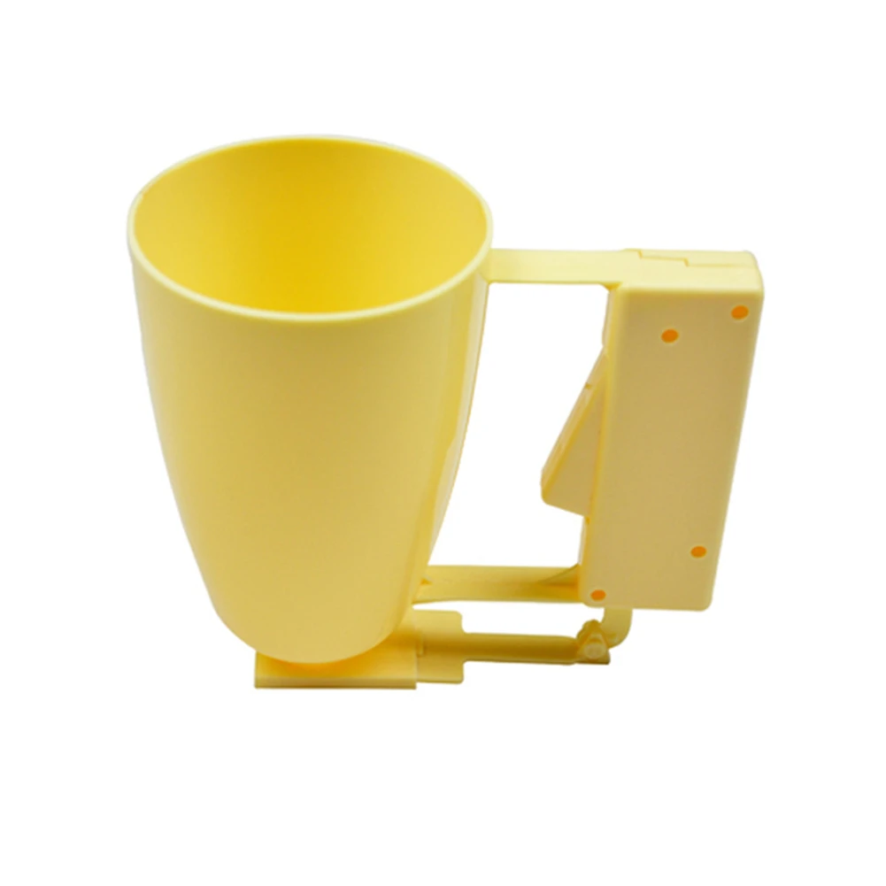 Пластиковые кексы тесто раздаточная чашка инструменты для приготовления тортов желтые Кондитерские чашки Meatball чайник держатель инструменты для выпечки