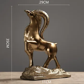 

Modern Creative Lucky Sheep Ornaments HYome Living Room Desk Ornaments Wine Cabinet Study Decor Crafts Gifts M1472