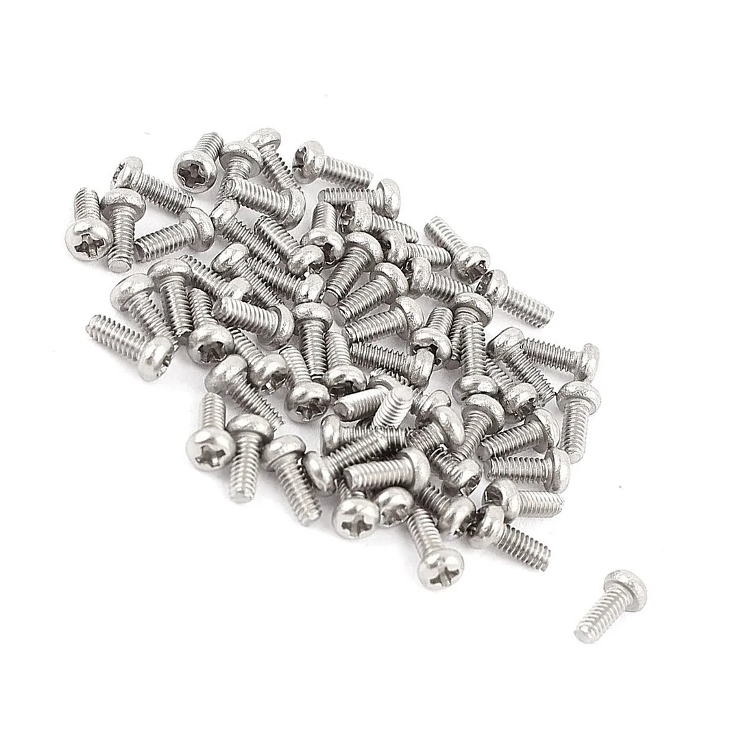 

AUTO -M2 x 5mm 304 Stainless Steel Phillips Round Head Screws Bolt 60pcs