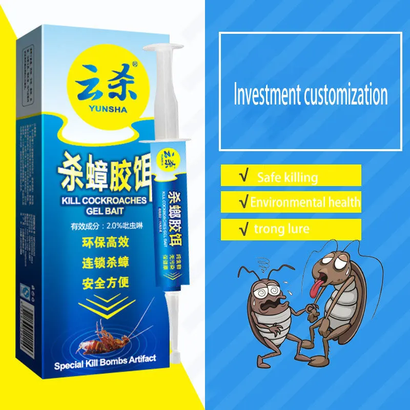 

Miraculous Gel 10g Insecticide Bait Catcher Cockroach Bait Roach Bait Contagion Pest Control Insect Solid Home Hotel Kill Ant 35
