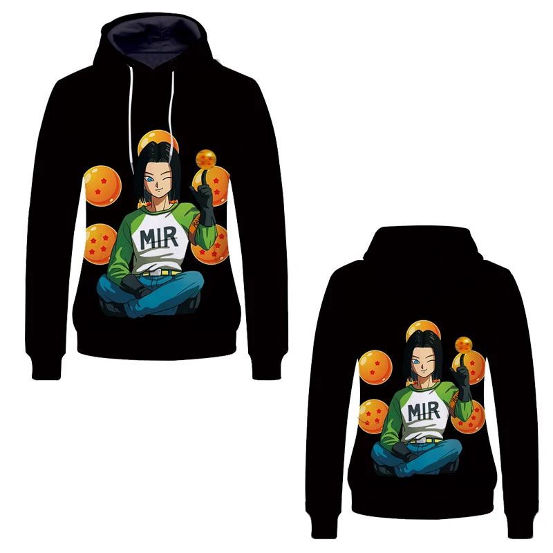 Fans Wear 2019 3D Men Hoodies Dragon Ball Sweatshirt Anime Kagamine Hoodie 3D Printed Hoodie for Fans Cosplay