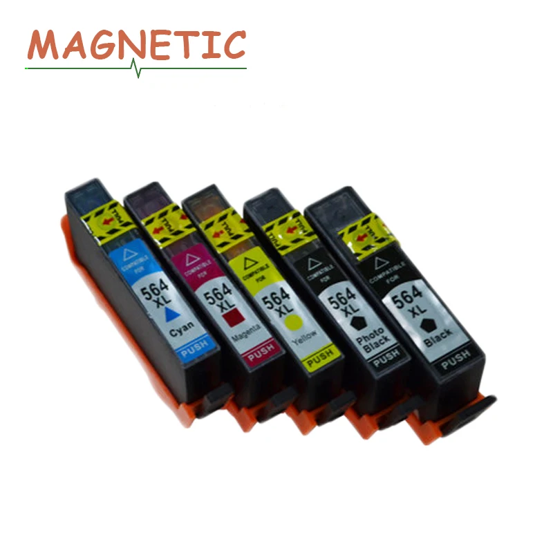 

Magnetic compatible ink cartridges For HP564 for HP 564 XL 3522 5510 5511 5512 5514 5520 5525 6510 6512 6515 6520 7515 printers