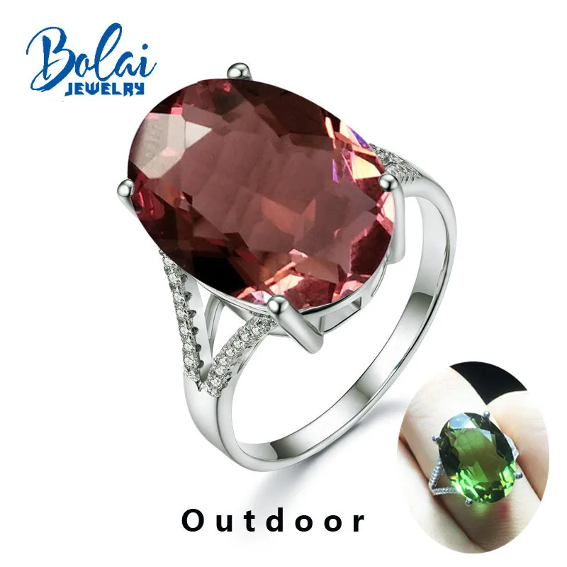 Bolaijewelry, кольца из зултанита, 925 пробы, серебряные ювелирные изделия, драгоценный камень, создан, цвет, изменить, элегантный дизайн, высокое качество, подарок