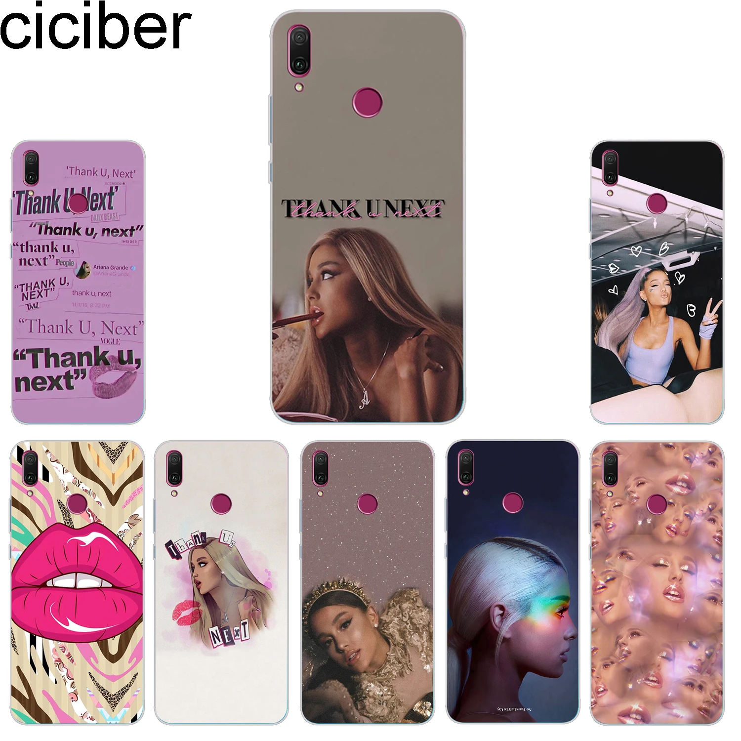 Ciciber чехол для телефона Huawei Honor 10 9 8 lite 7A 8C 8X Note V10 Play Y9 Y7 Y6 Y5 Y3 Pro Prime 2017 2018 2019 Ariana Grande |