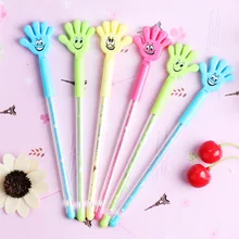 48 шт./лот Корейский Творческий милый для шуток, розыгрышей гель для пальцев ручка унисекс чернильное перо Офис Школьные принадлежности акция подарок приз ручка