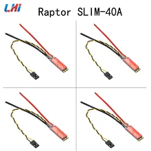 4PCS Raptor SLIM 40A Brushless ESC BLHeli-S32 2-4S Dshot Electrical Speed Controller for 250 FPV Racing Quadcopter RC Helicopter asgard v2 omnibus f405 aio flight controller 4pcs blheli s esc on one pcb osd sd card current sensor bec dshot j h 15 firmware