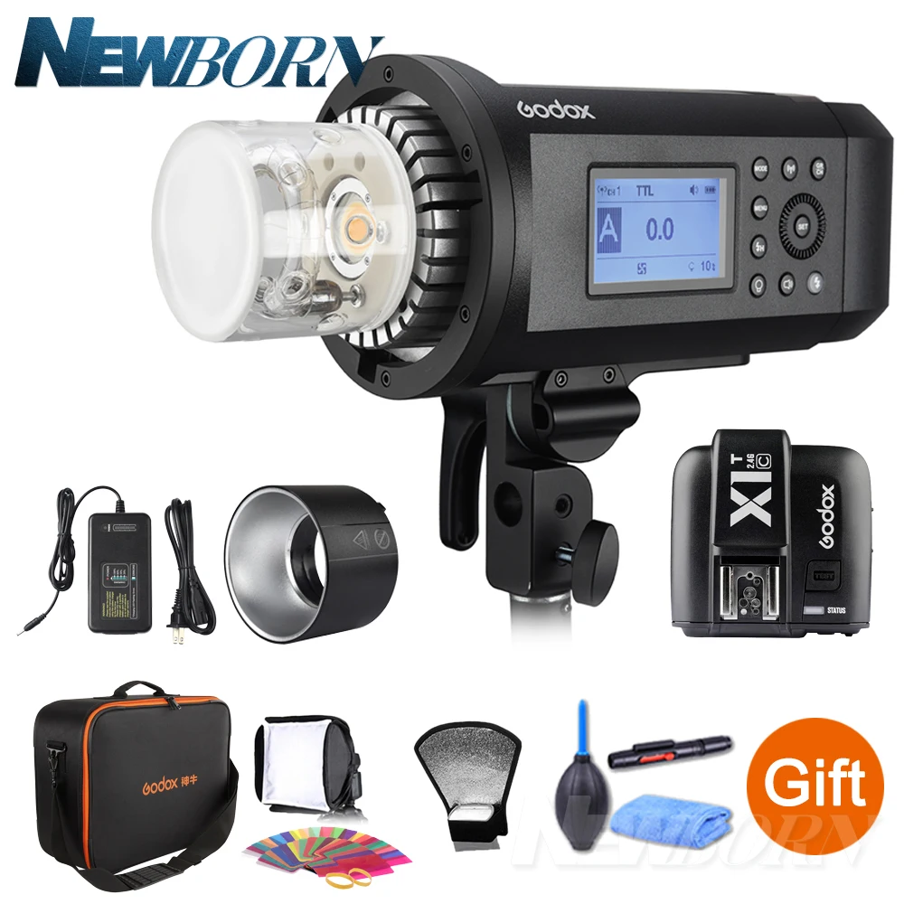 Godox AD600Pro WITSTRO Outdoor Flash Li on Battery TTL HSS 2.4G Wireless X System for Canon 5D