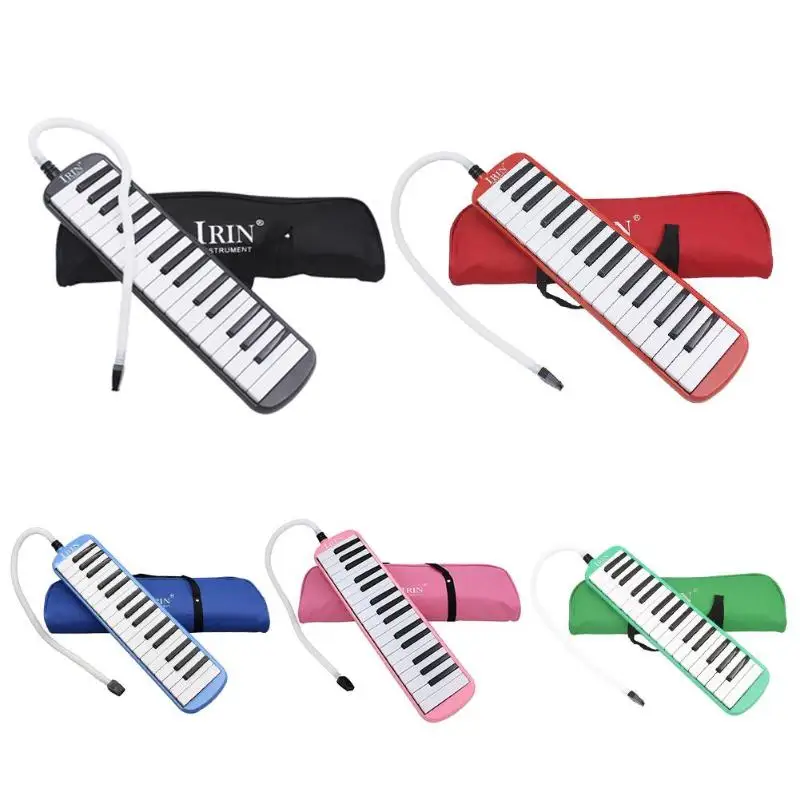 

32 Piano Keys Melodica Musical Instrument Gift for Music Lovers Beginners with Short Mouthpiece and Carrying Bag food grade ABS
