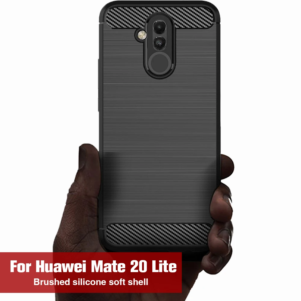 Чехол для Huawei Mate 20 Lite чехол из углеродного волокна 20X30 Pro Honor 8X 8A 8C 10 роскошный