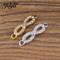 10 pièces divers connecteurs de breloques en cristal infini pour la fabrication de bijoux bracelet à bricoler soi-même collier résultats de bijoux accessoires artisanaux 4