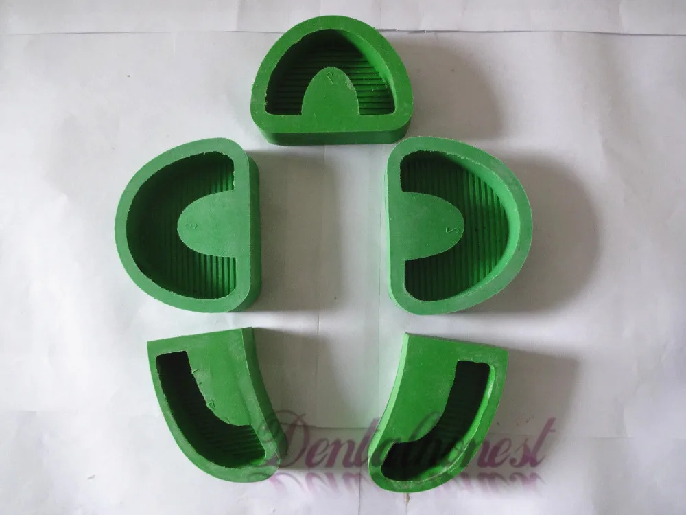 1 set Dental Lab Plaster Model Base Moldsin Teeth Whitening from