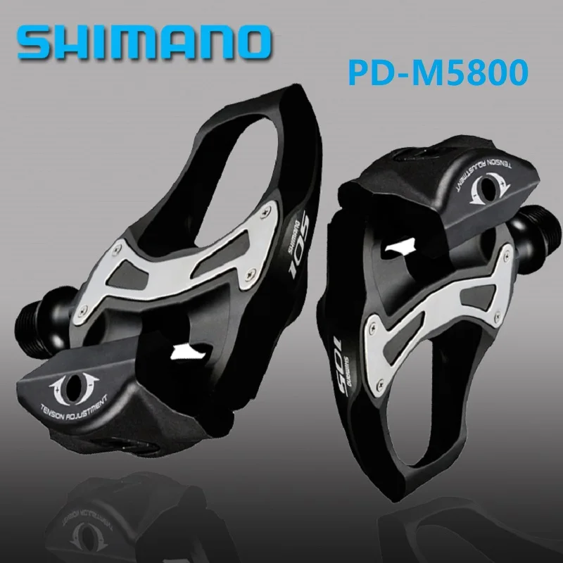 

Shimano 105 Pedal SPD 5800 Road Bicycle Self Lonking Pedal Carbon Fiber Composite Material PD-5800 With SM-SH11 Cleat set