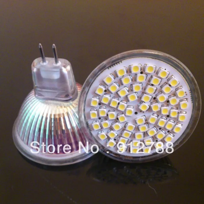 X10pcs MR16 SMD 3528 60LED 110 - 240 В тёплый белый светодиодное освещение лампа | Лампы и