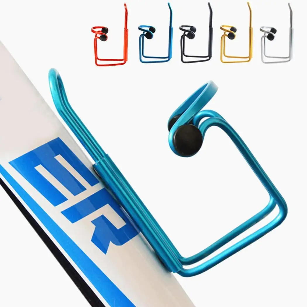 

New 5 Colors Aluminum Mountain Bicycle Double Beads Water Bottle Holder Sports Bike Cycling Cage Drinks Holder Bike Drink Holder