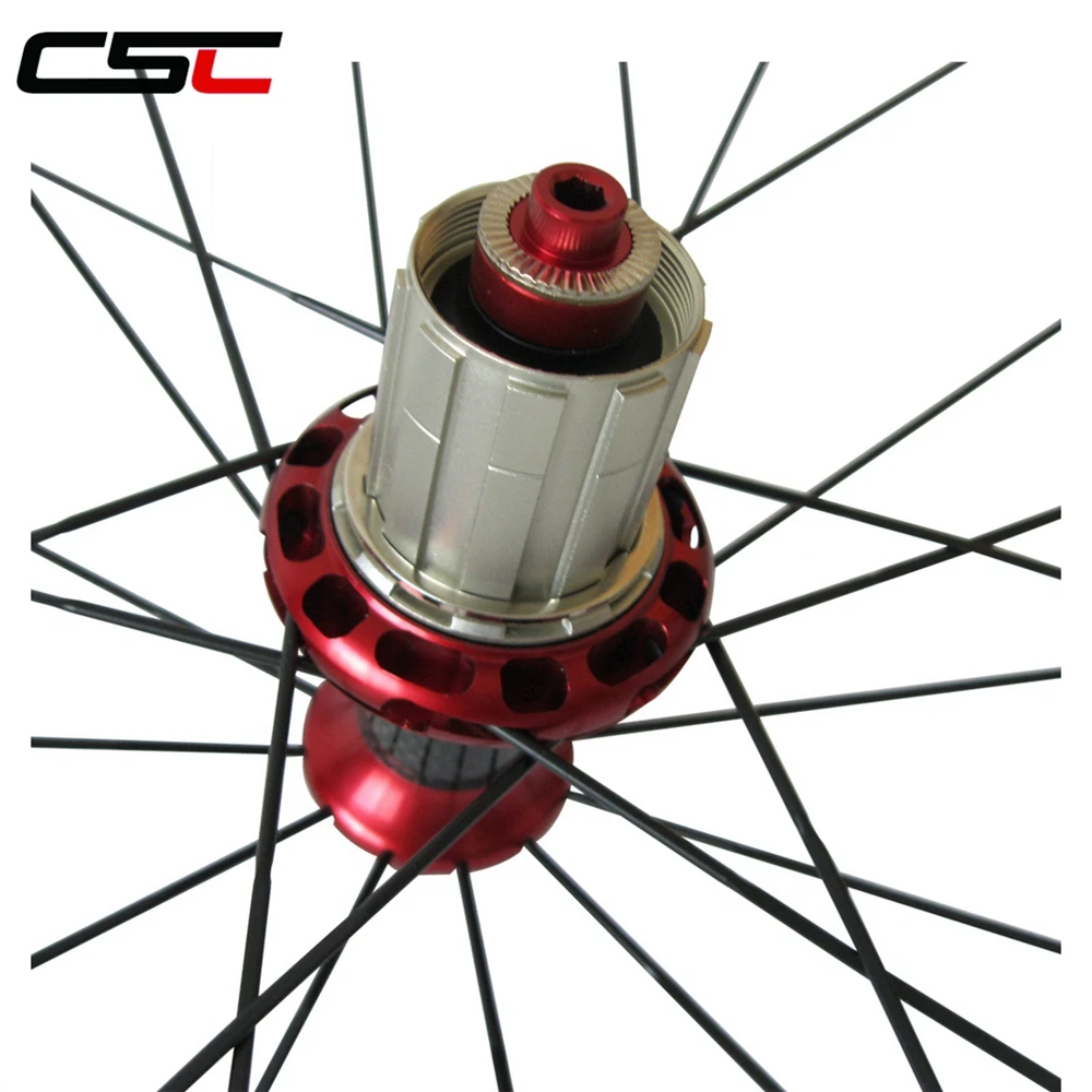 Clearance CSC Road bike wheelset 700C full carbon 50mm clincher 25mm width Powerway R36 Ceramic Bearing hub Mac aero CN 424 spoke Basalt 4 Clearance CSC Road bike wheelset 700C full carbon 50mm clincher 25mm width Powerway R36 Ceramic Bearing hub Mac aero CN 424 spoke Basalt 4