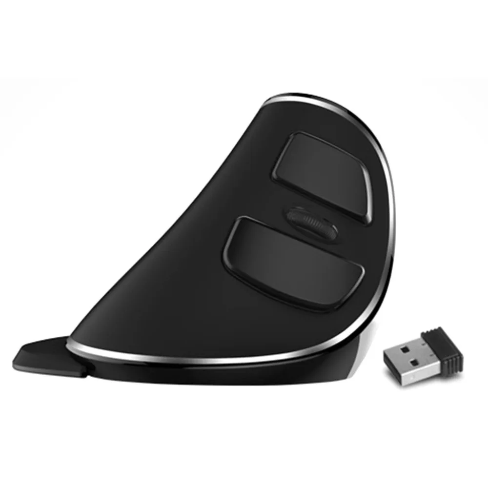 

Delux M618 PLUS Wireless Vertical Mouse Ergonomic Wireless Antiskid Mouse Gaming Mouse With Removable Wrist Support