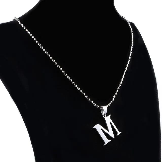 1 pc m letter fashion stylist women gift gold plate letter name m letter names