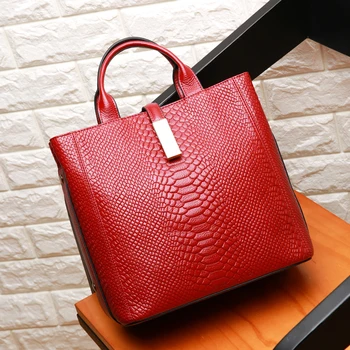 

Hot Sales Genuine Leather Women Serpentine Handbag Messenger bag Real Cow Leather Ladies Shoulder Bags Summer handbags 2019 New