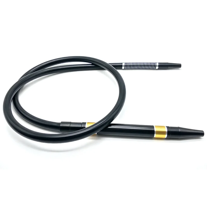 Hookah Shishia Aluminium Alloy Pipe Silicone Hose With Spring 1.8m For Hookahs Narguile Accessories For Man Woman hookah accessories