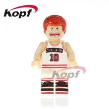 50 шт. PG1131 строительные блоки Супер Герои Sakuragi Hanamichi SLAM DUNK miyagi Ryota Каэдэ рукава модель кирпича игрушки для детей